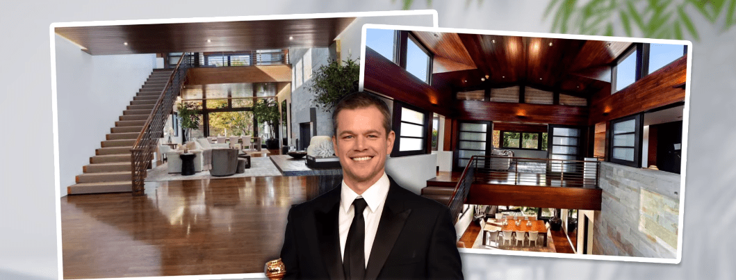Inside Matt Damon's $18 million LA Home | Photo: YouTube/ Realtor.com