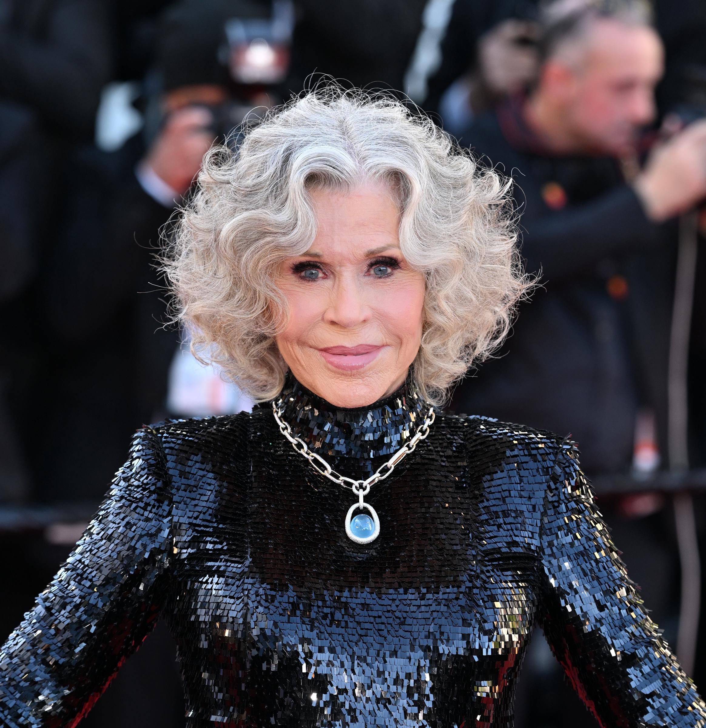 Jane Fonda attends the opening ceremony and "La Vénus Electrique" (The Electric Venus) screening during the 79th annual Cannes Film Festival on May 12, 2026 in France | Source: Getty Images