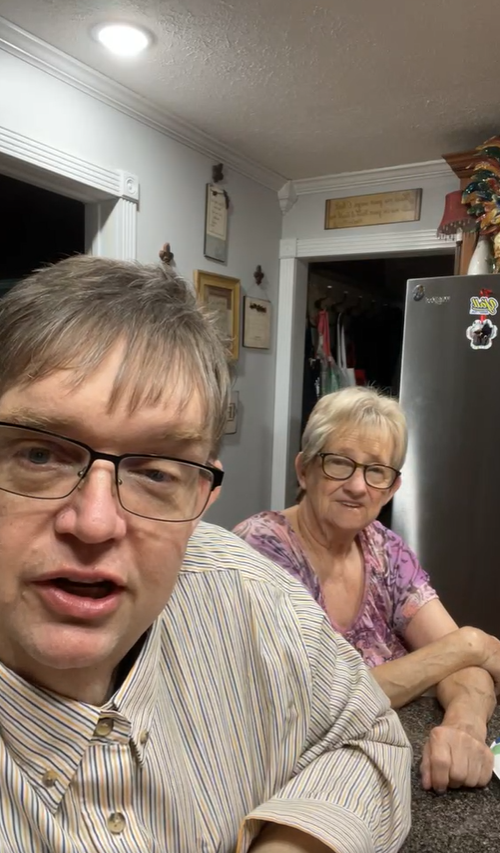 Throughout the livestream, John answered questions and chatted with followers as comments appeared on screen. Nothing about the broadcast suggested it would later take on such significance for viewers. | Source: Facebook/coffeetimewithjohnandmomma