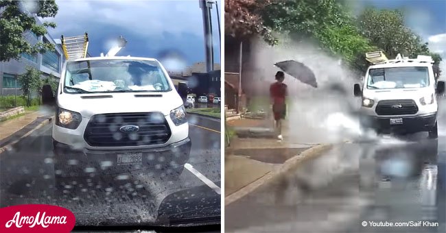 Canadian driver who deliberately splashed pedestrians fired from his job
