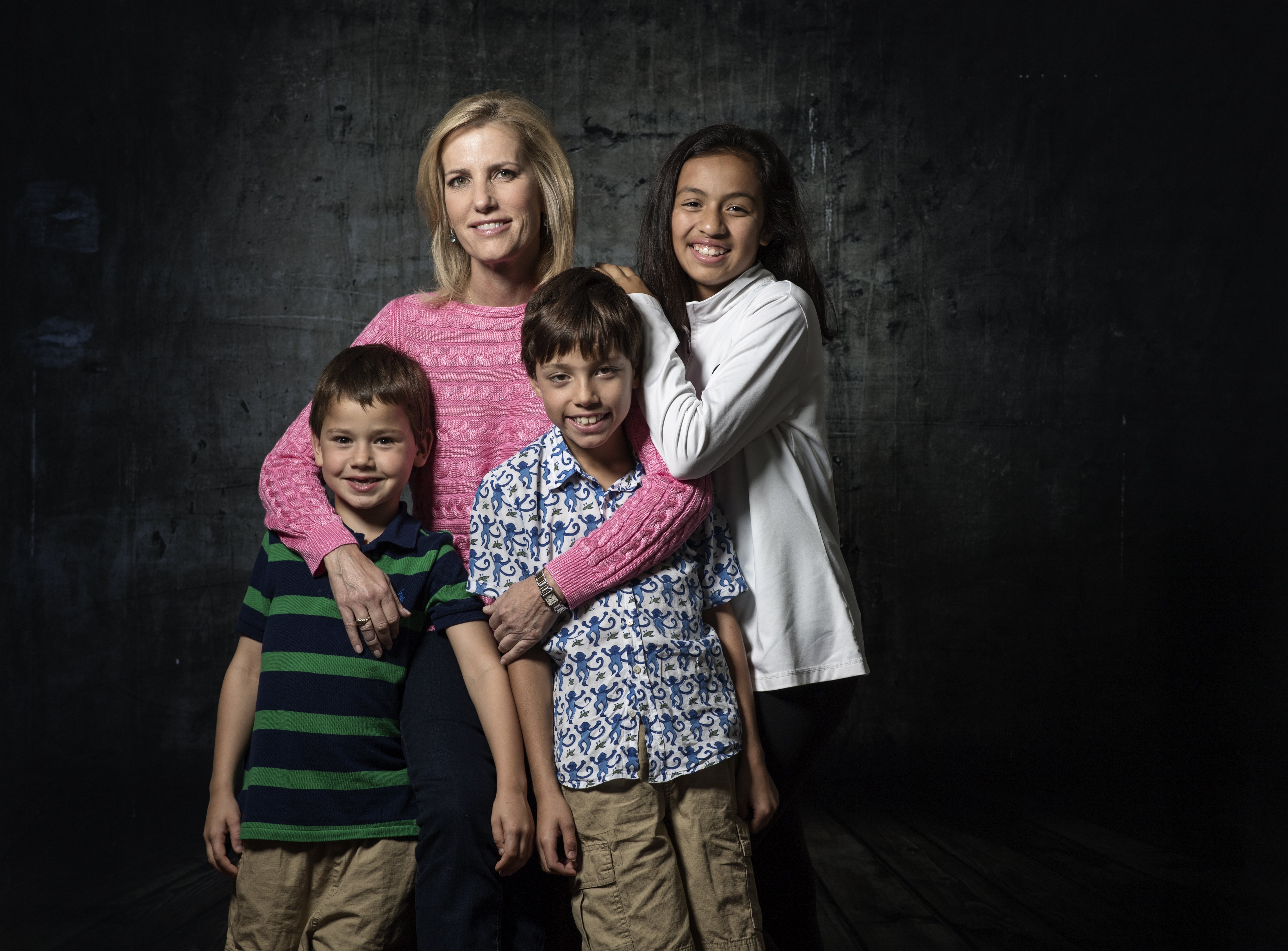 Laura Ingraham photographed with her children on on October 14, 2017. | Source: Getty Images