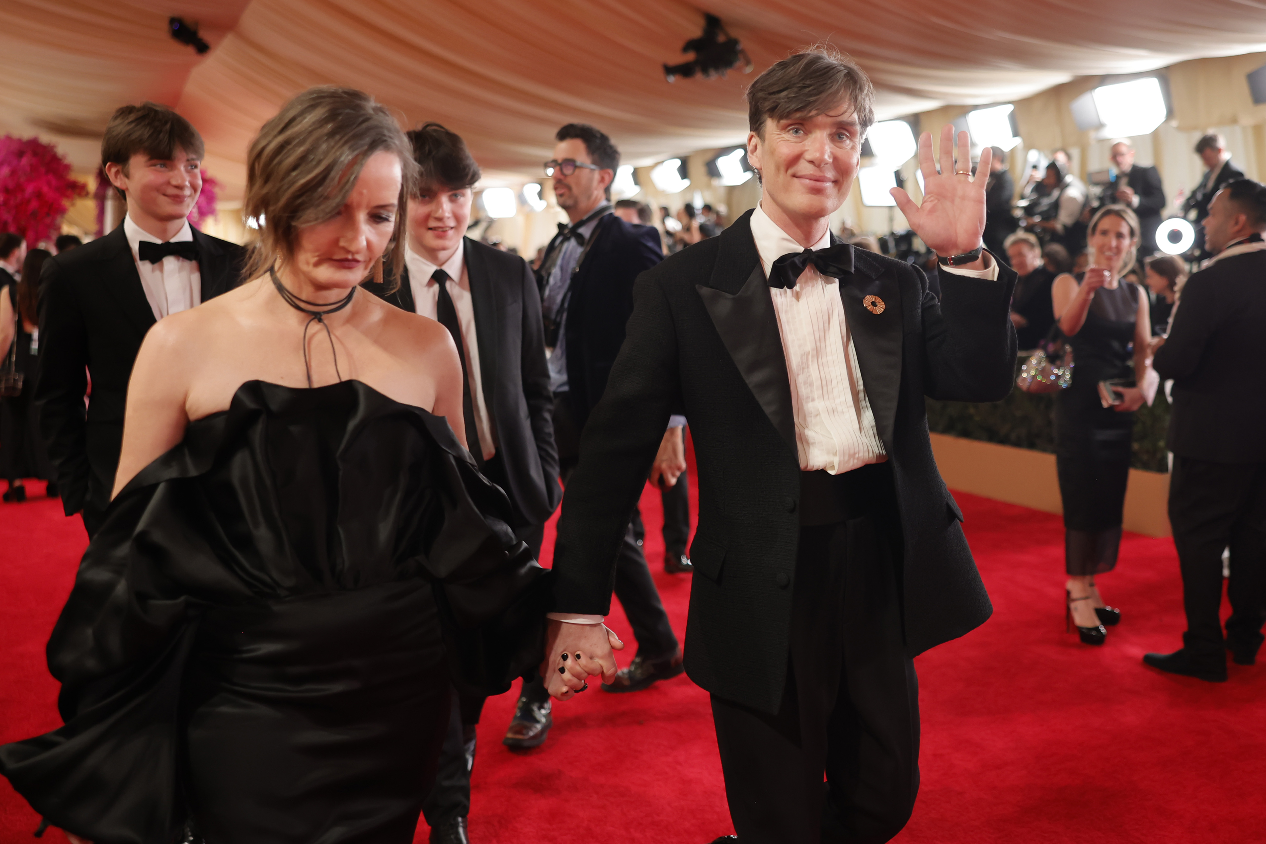 Yvonne McGuinness and Cillian Murphy attend the 96th Annual Academy Awards on March 10, 2024, in Hollywood, California | Source: Getty Images