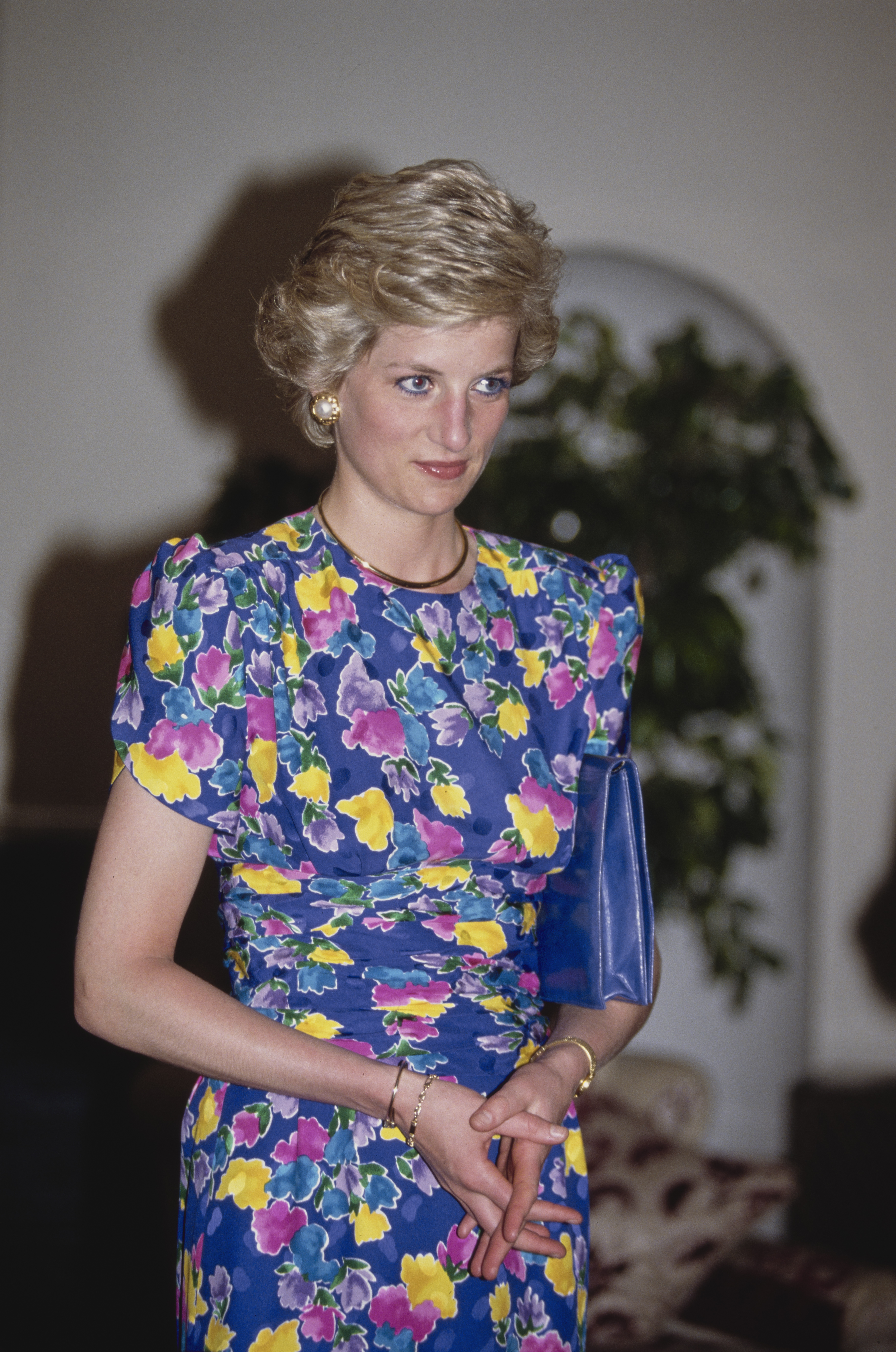 Princess Diana of Wales visits the State House in Lagos, Nigeria in March 1990. | Source: Getty Images