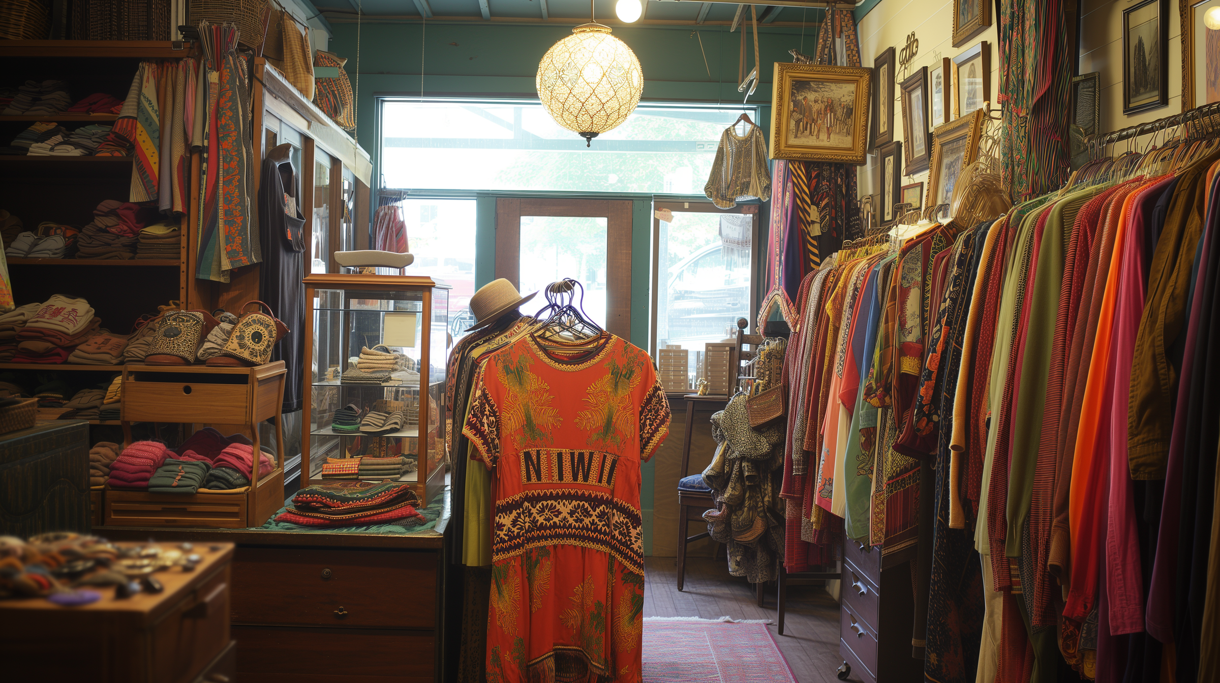 A thrift store | Source: Midjourney