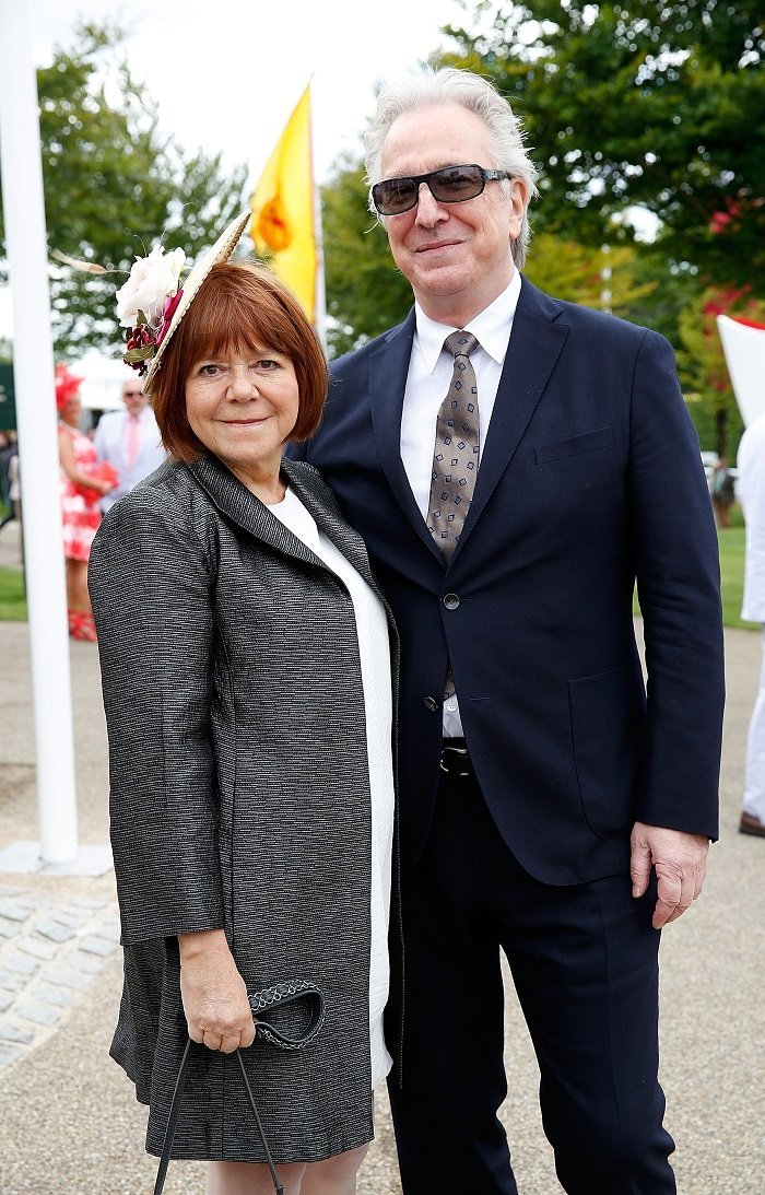 Alan Rickman and wife l Picture: Getty Images