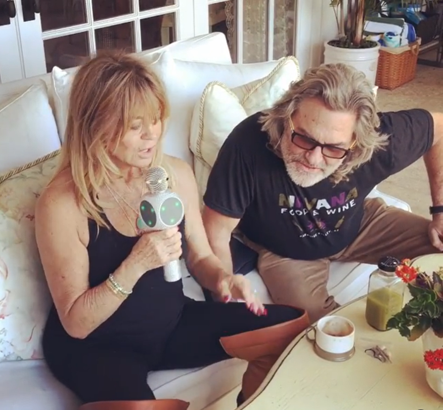 Goldie Hawns and Kurt Russell's Los Angeles home from a clip dated January 5, 2019 | Source: Instagram/goldiehawn
