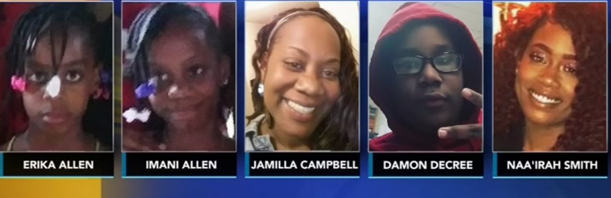 Identities of the deceased memebers of the Decree family  | Photo: YouTube/6abc Action News