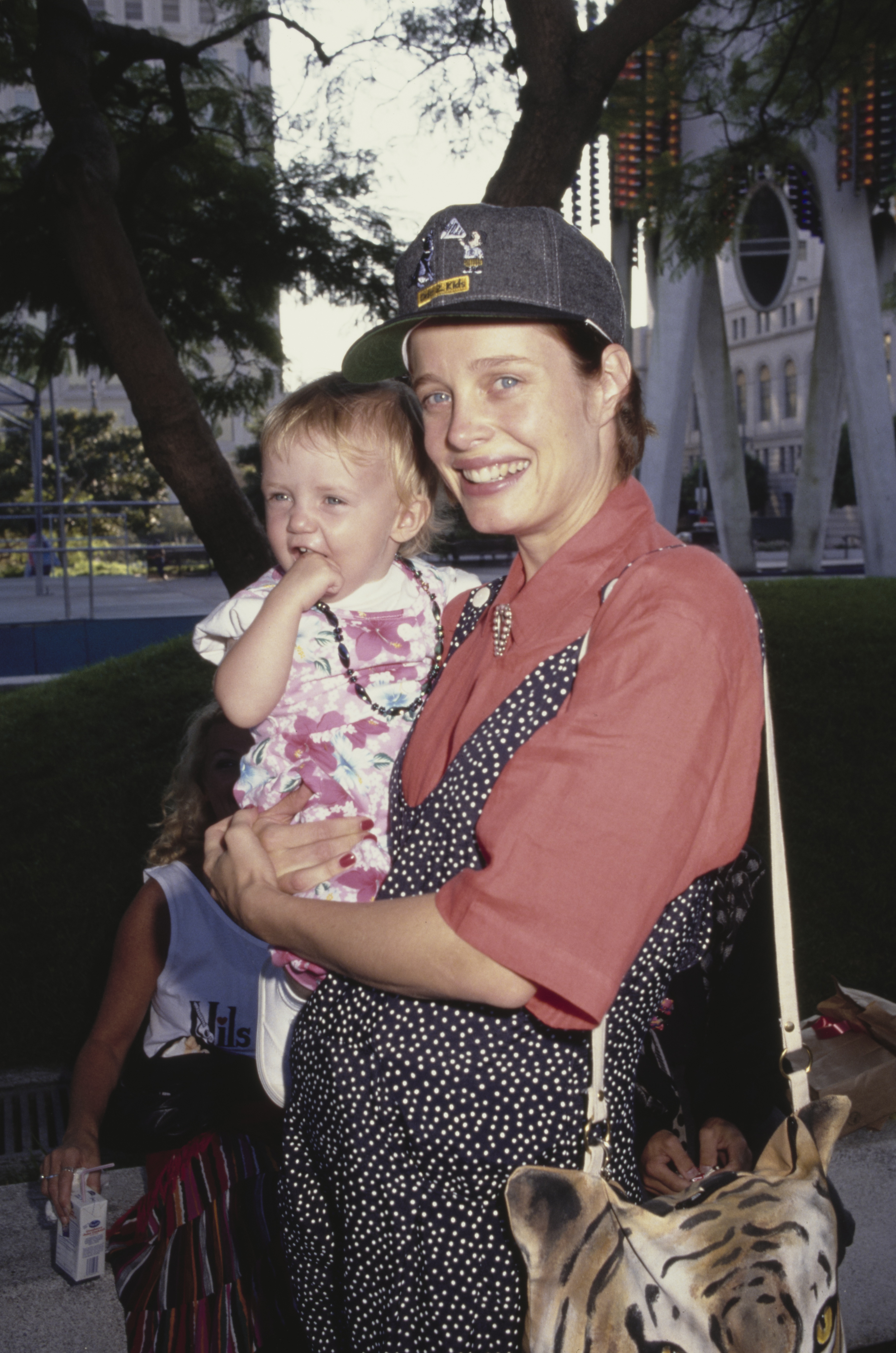 Lorraine Nicholson and Rebecca Broussard at the Ode to Kids event in Los Angeles, California on September 29, 1990. | Source: Getty Images