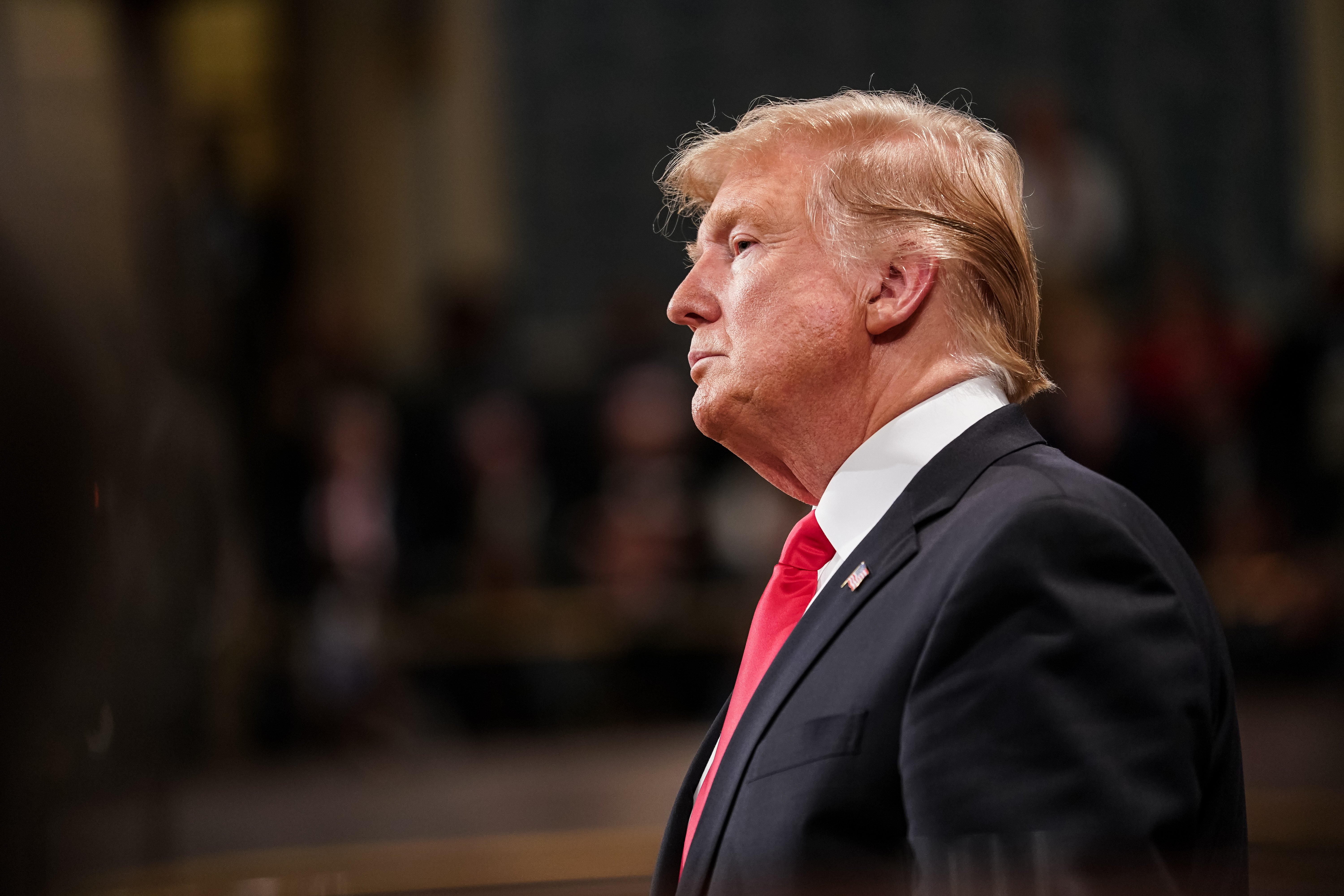 President Donald Trump at the State of the Union address | Photo: Getty Images