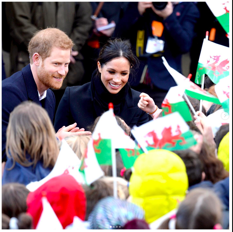Prince Harry and Meghan Markle engaging with people at an event posted on March 1, 2020 | Source: Instagram/sussexroyal