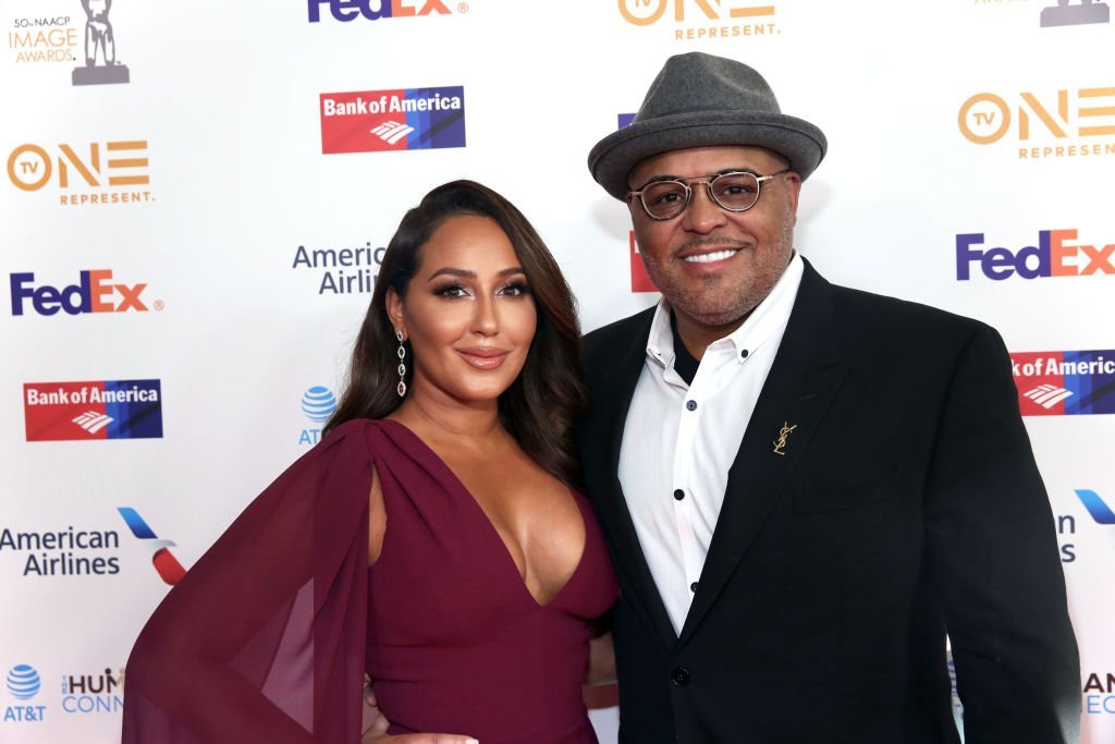 Adrienne and Israel Houghton at the 50th NAACP Image Awards Dinner in March 2019. | Photo: Getty Images