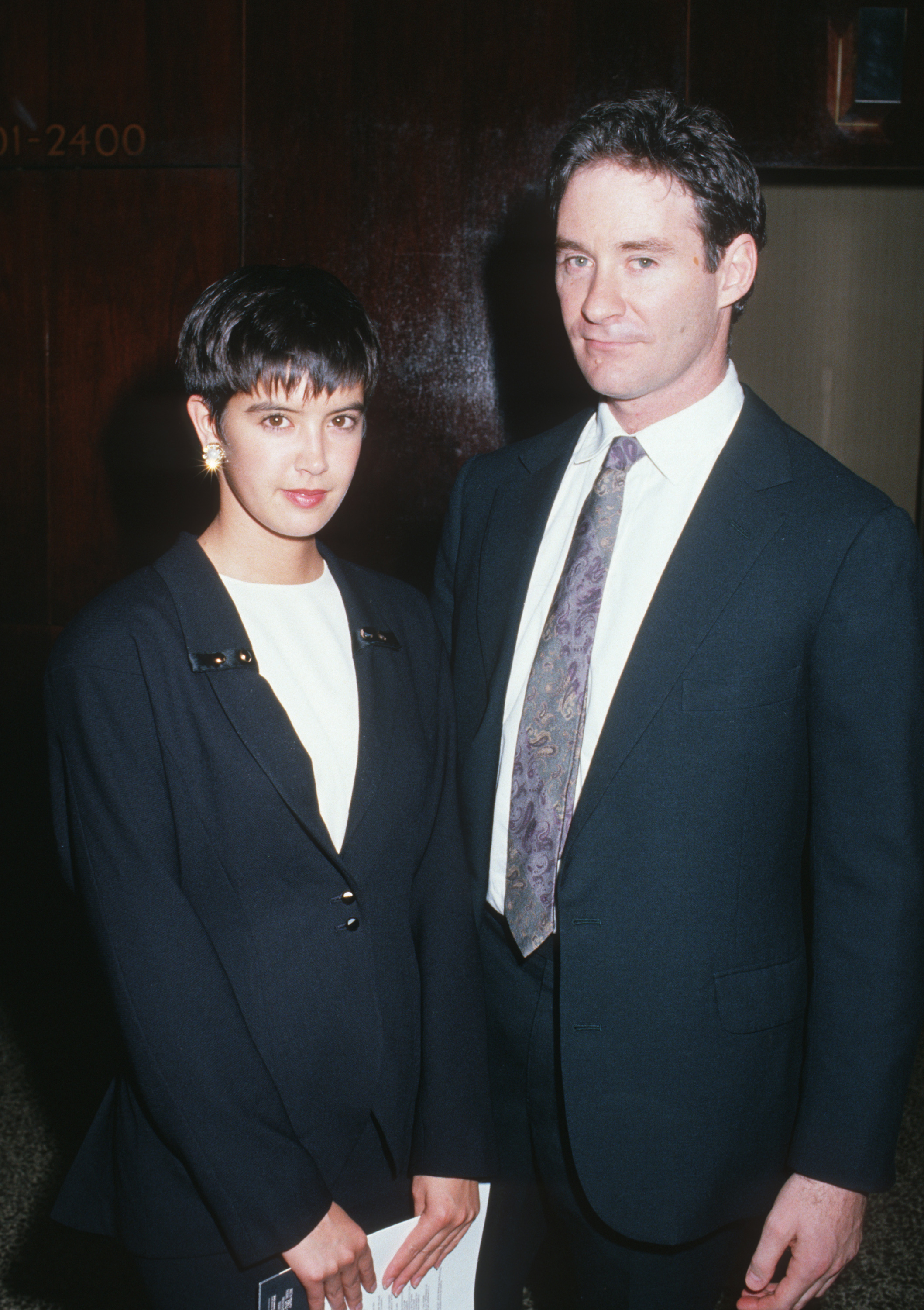 Phoebe Cates and Kevin Kline attend the premiere of "Cry Freedom" on November 1, 1987 | Source: Getty Images