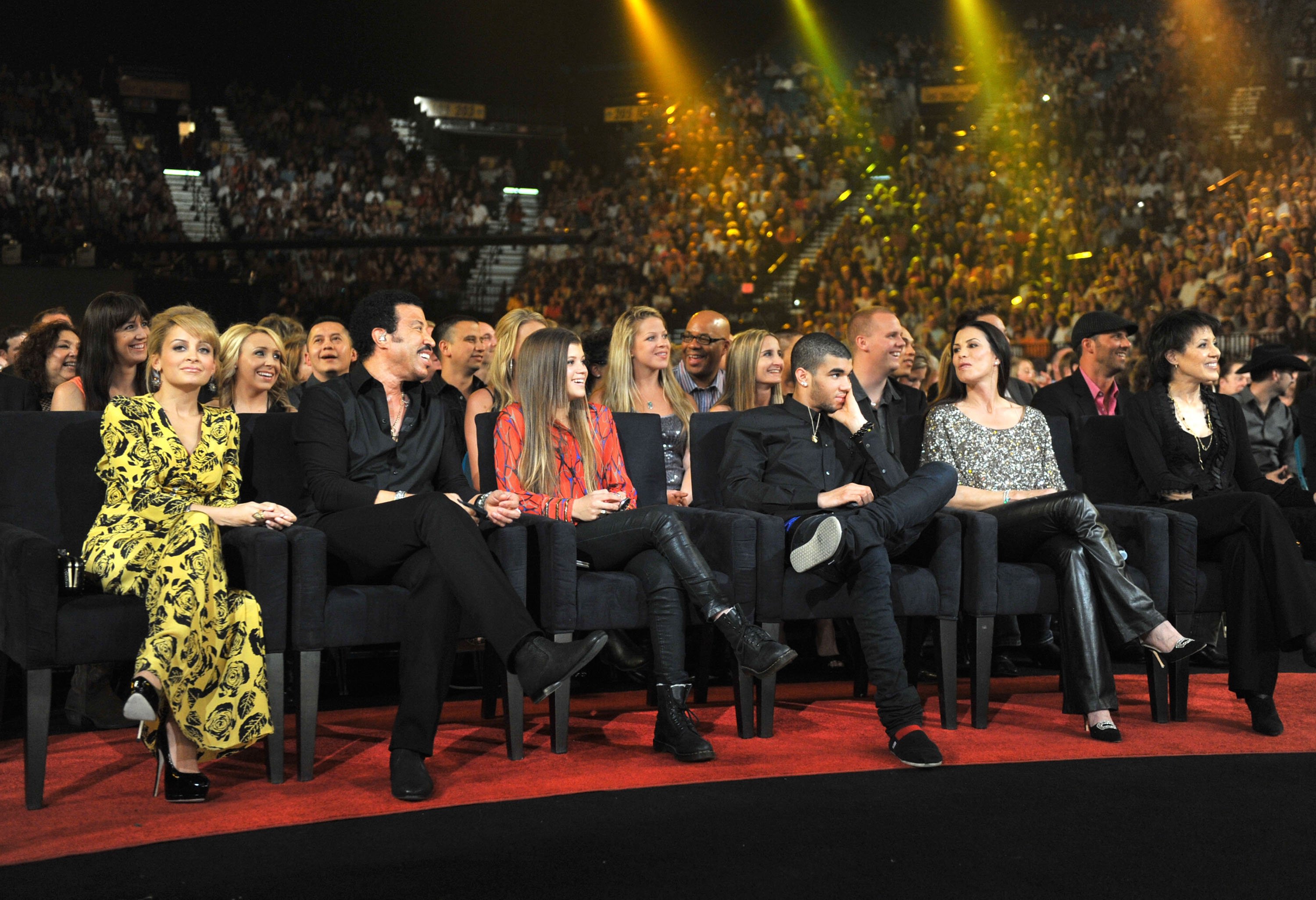 TV personality Nicole Richie, singer Lionel Richie, Sofia Richie, Miles Brockman Richie and Diane Alexander attend the Lionel Richie and Friends in Concert presented by ACM held at the MGM Grand Garden Arena on April 2, 2012 in Las Vegas, Nevada. | Source: Getty Images