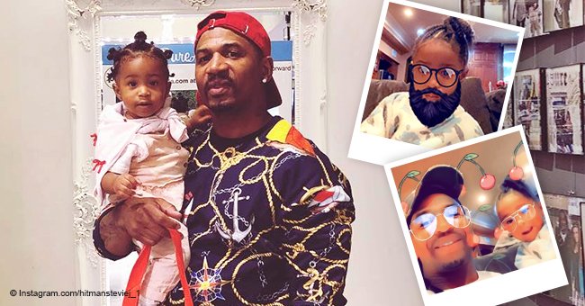 Stevie J of LHHATL Posts Pics of Sweet Dad-Daughter Time with Bonnie ...
