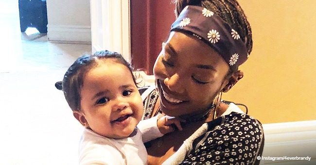 Brandy Proves She's the Sweetest Aunt as She Cradles Baby Melody in Loving Photo