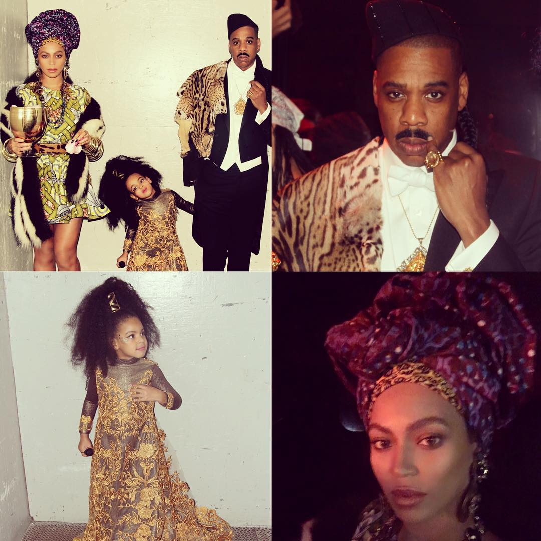 Beyoncé and Jay-Z with their daughter from a post dated November 1, 2015. | Source: Instagram/beyonce