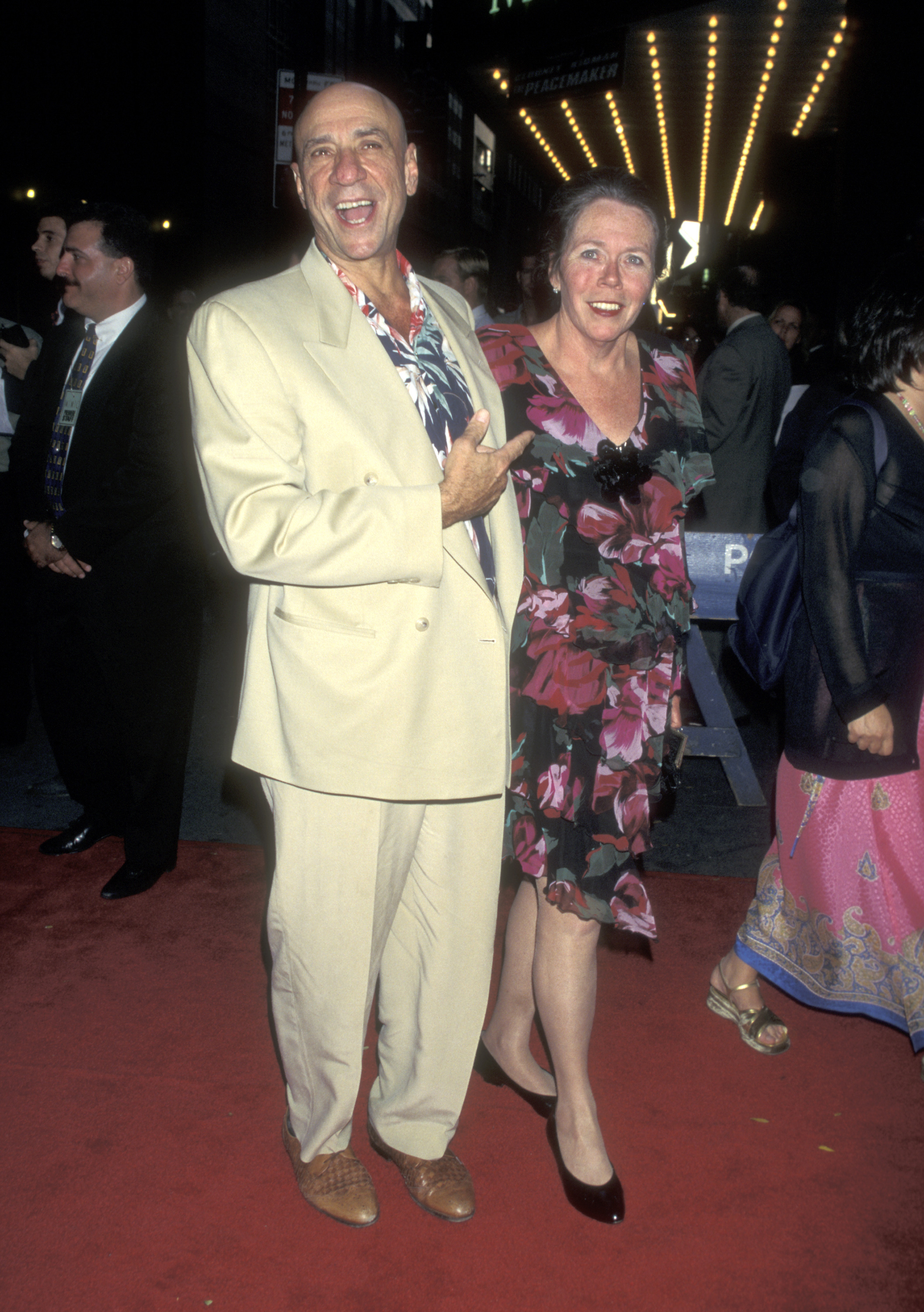 F. Murray Abraham and Kate Hannan attend the 'Mimic' New York City Premiere at Ziegfeld Theater on August 19, 1997, in New York City, New York. | Source: Getty Images