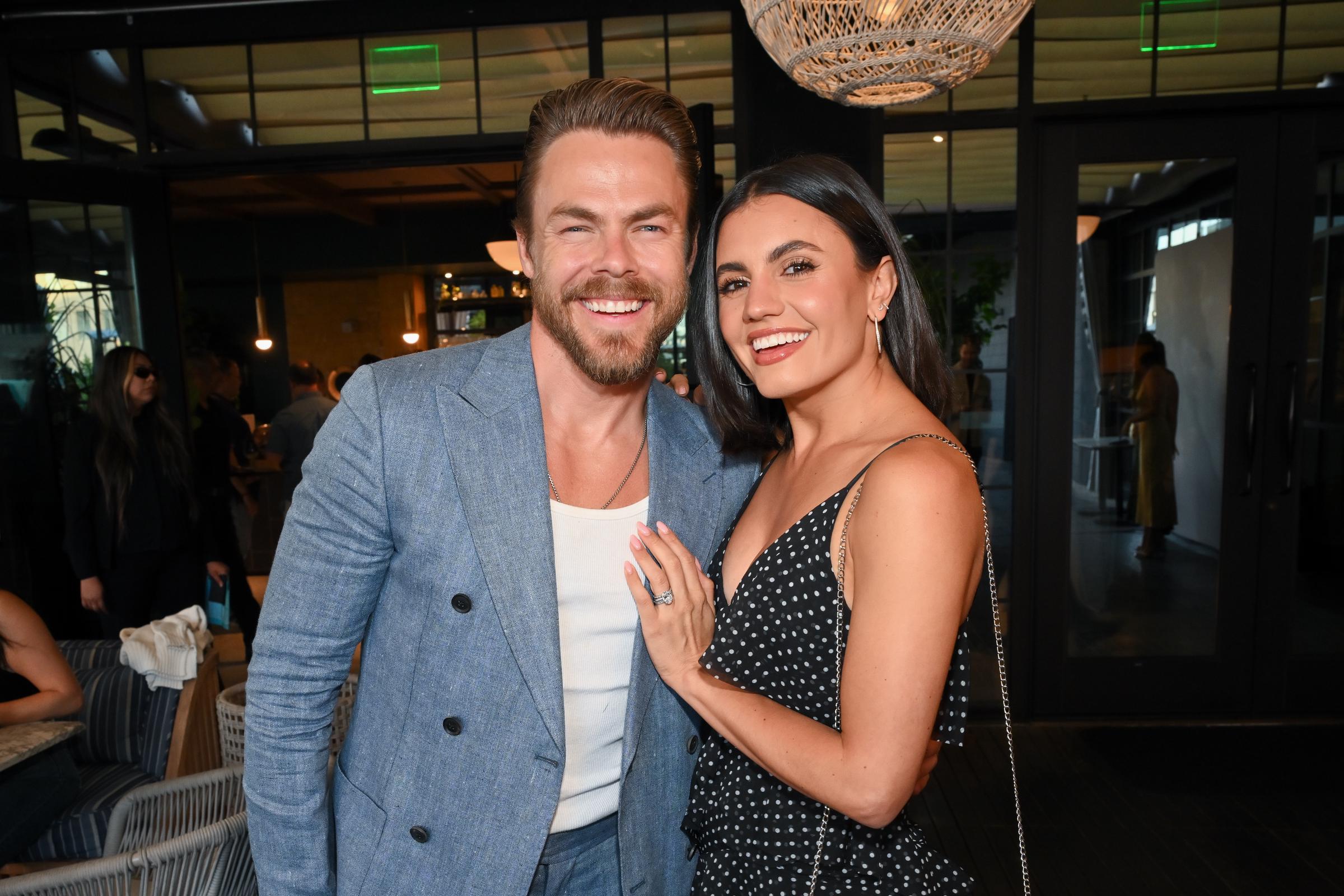 Derek Hough and Hayley Erbert Hough attend the MPTF NextGen Annual Summer Party in Los Angeles on June 22, 2025 | Source: Getty Images