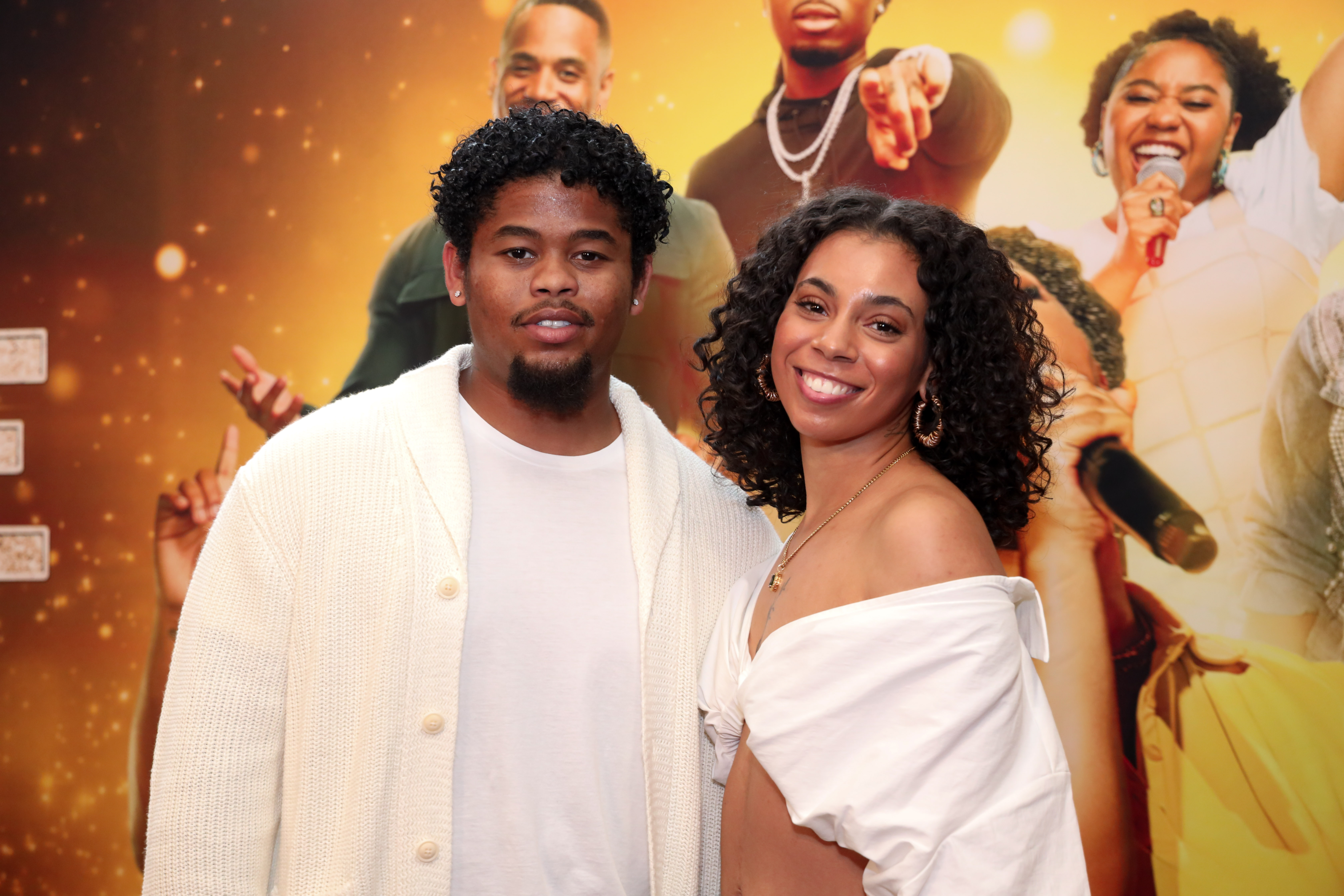 Isaiah John and Hasha John attend the "Praise This" World Premiere at Rialto Center for the Arts at Georgia State University on April 3, 2023 in Atlanta, Georgia | Source: Getty Images