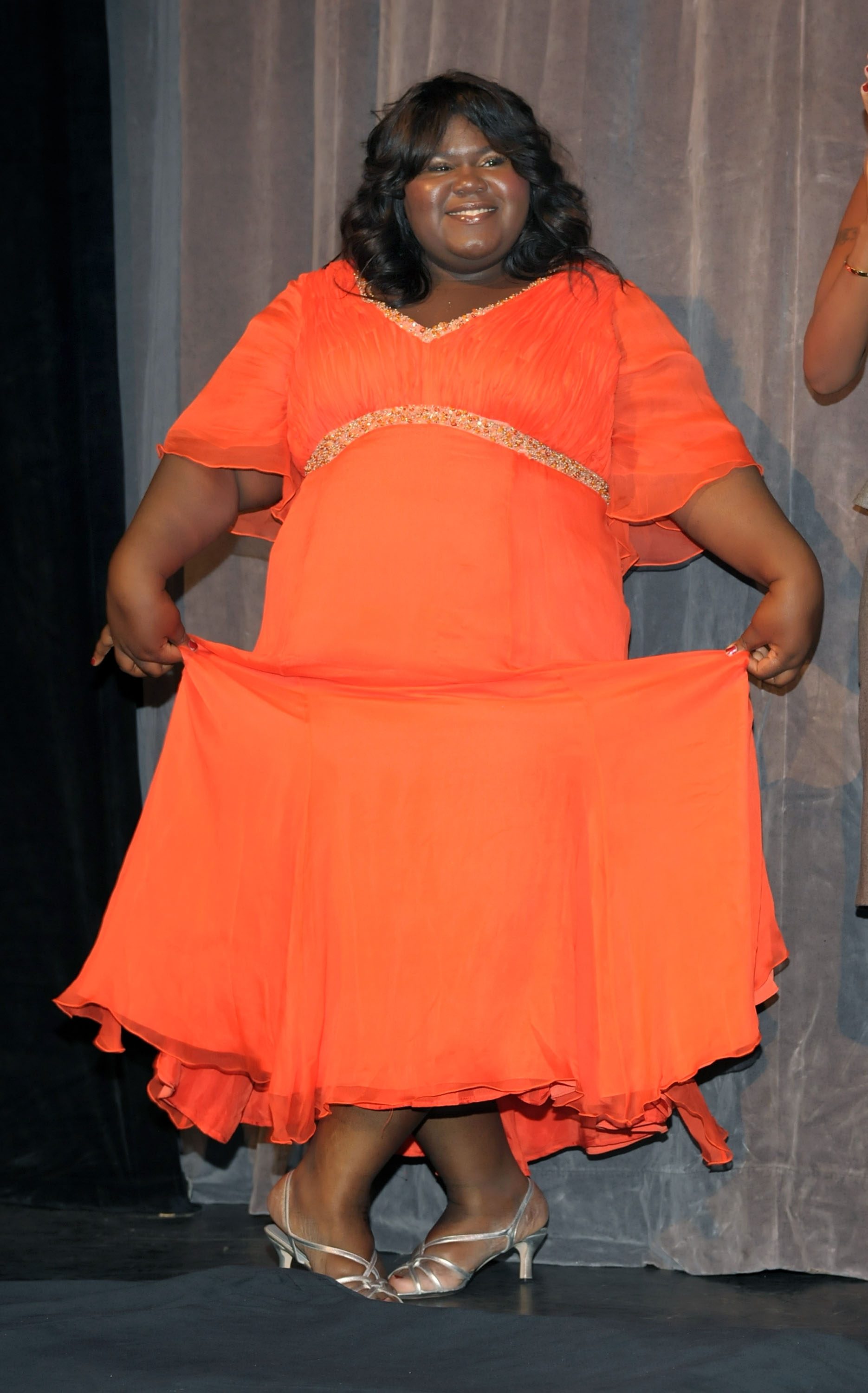 Gabourey Sidibe onstage at the "Precious: Based on the Novel 'Push' by Sapphire" screening during the 2009 Toronto International Film Festival on September 13 in Canada. | Source: Getty Images