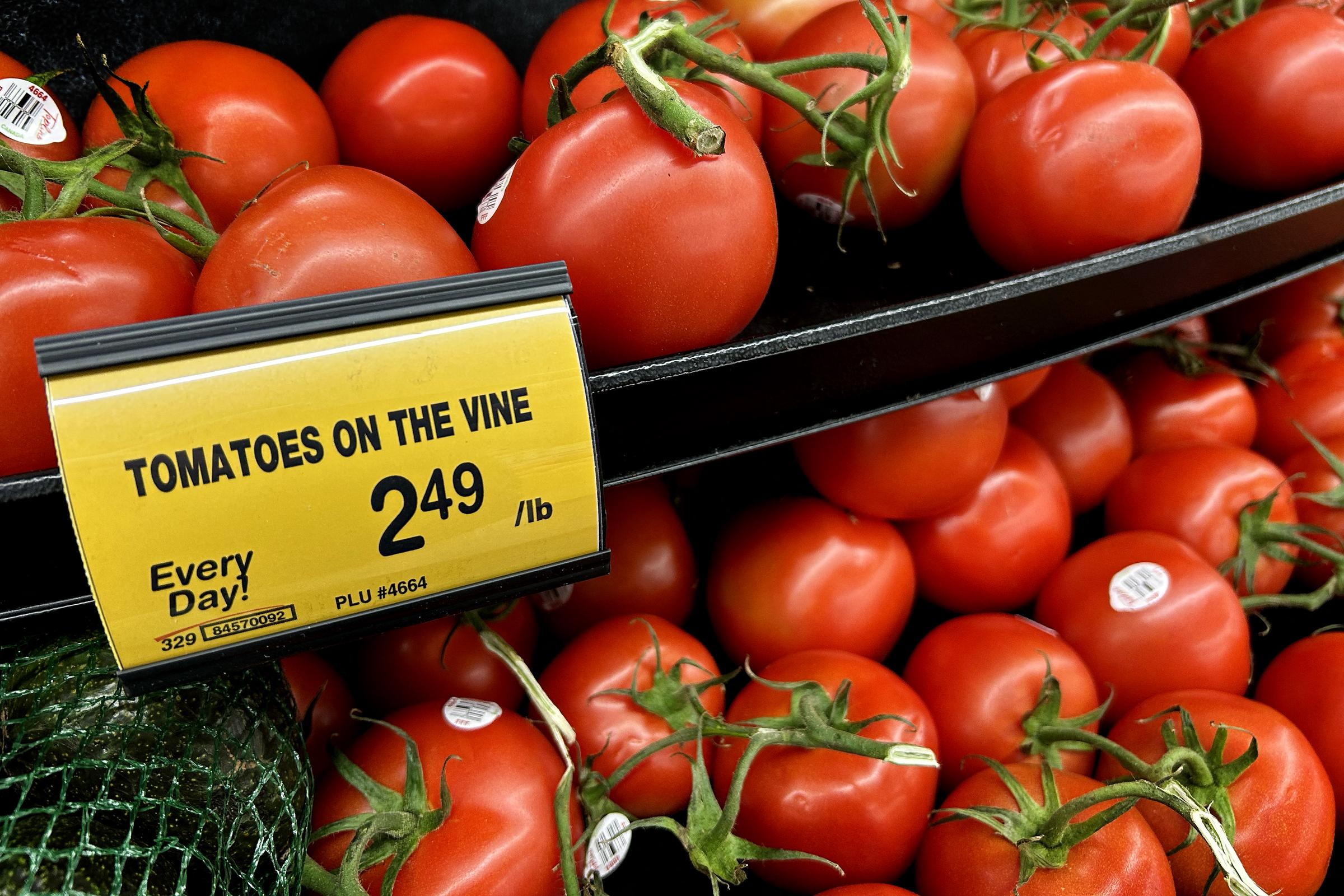 Tomatoes are sold at a store in Annapolis, Maryland, on April 4, 2025 | Source: Getty Images