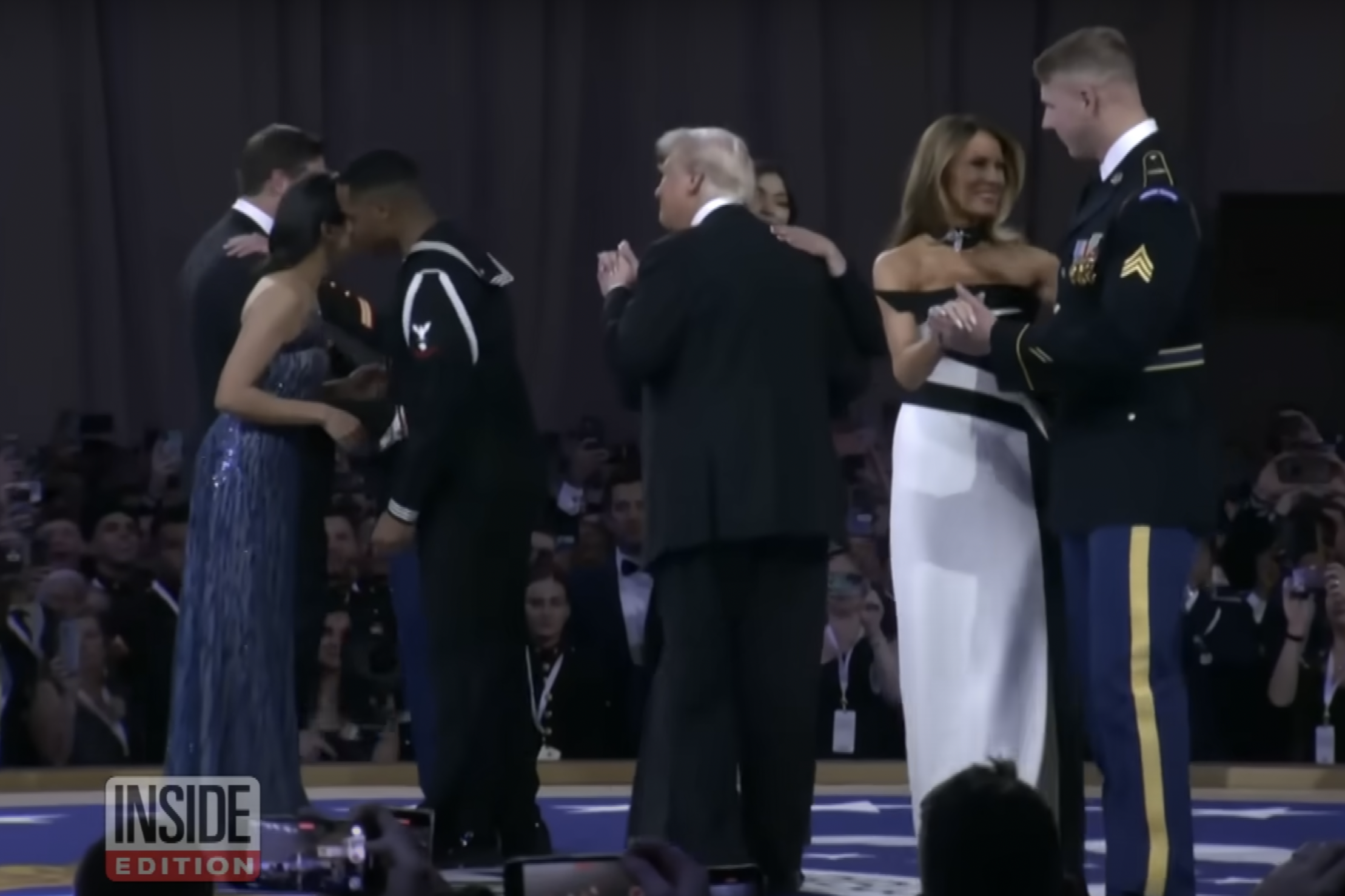 Snapshots of the Commander-In-Chief Inaugural Ball held on January 20, 2025 | Source: YouTube/@InsideEdition