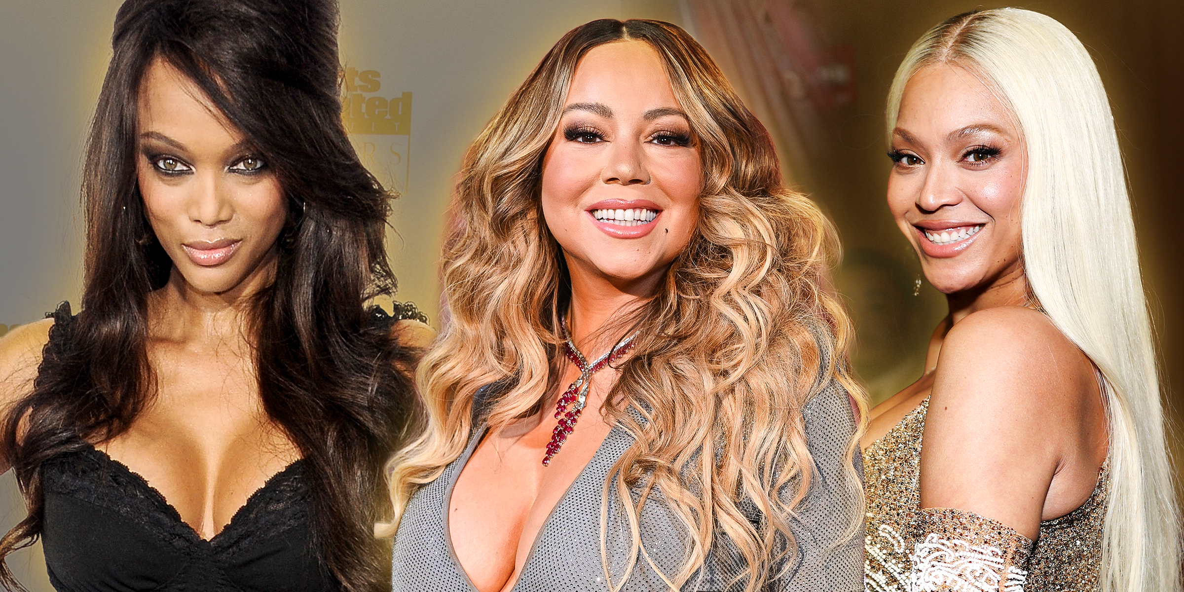 Tyra Banks | Mariah Carey | Beyoncé | Source: Getty Images