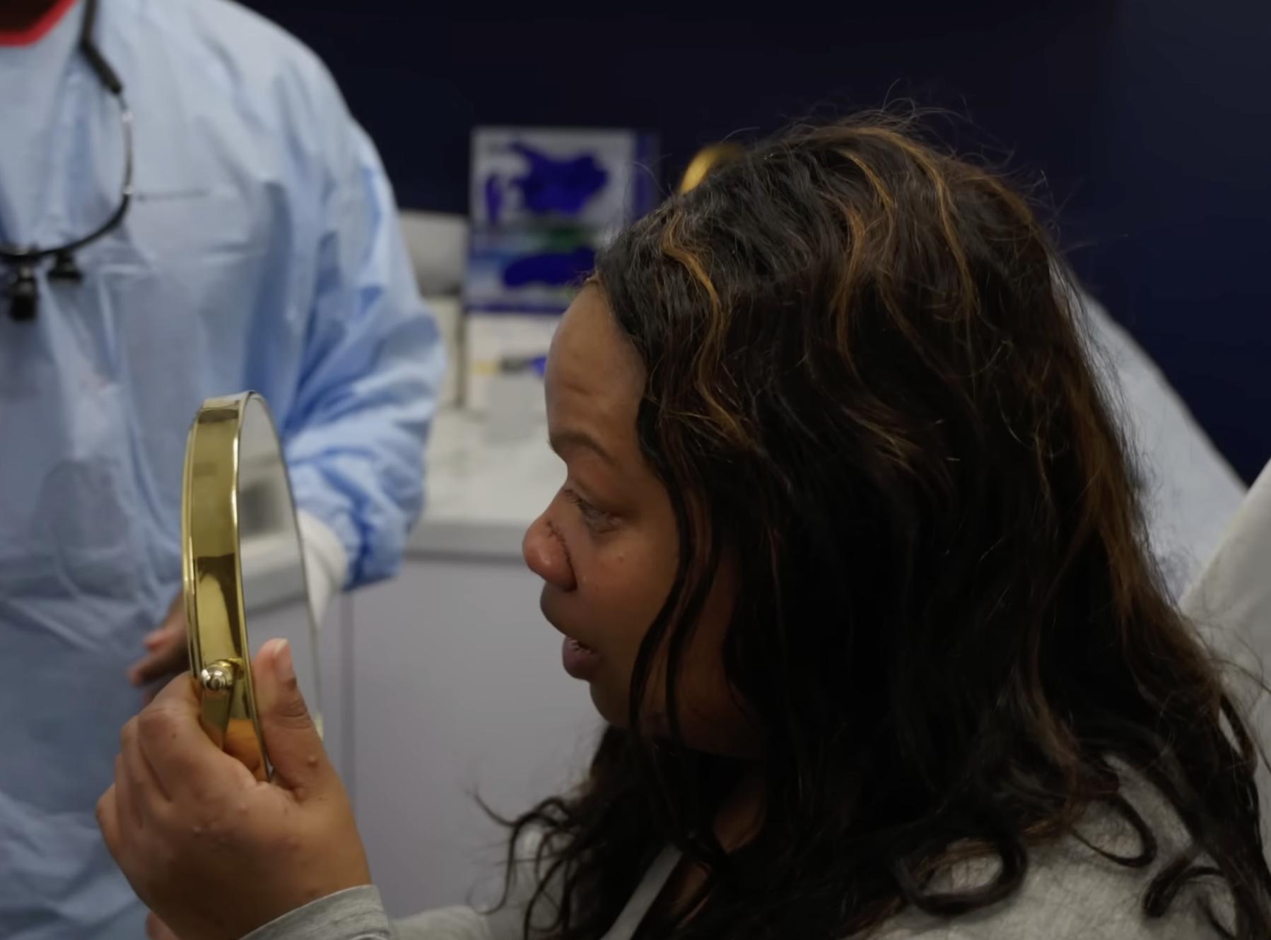 Danielle after surgery, seen in a video dated August 2, 2024 | Source: You Tube/@Dr.Truesdale