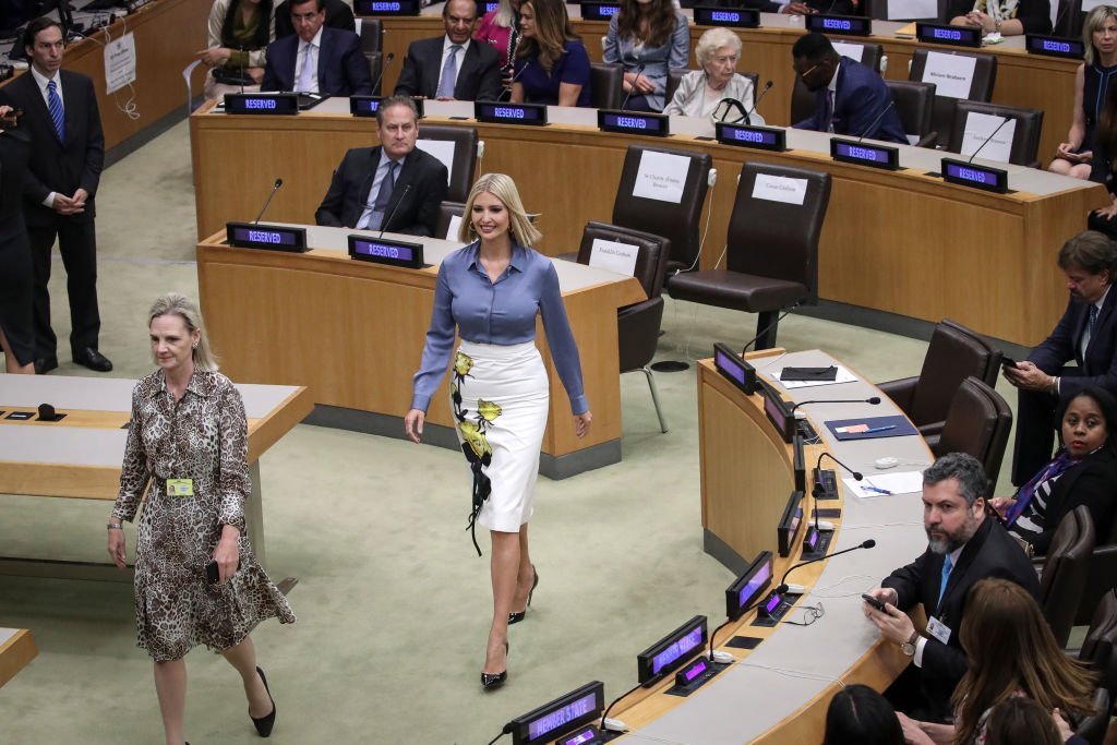  Ivanka Trump arrives at a meeting on religious freedom at United Nations |Source: Getty images