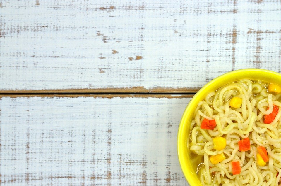 Sopa de fideos│Imagen tomada de: Pixabay Sopa de fideos│Imagen tomada de: Pixabay