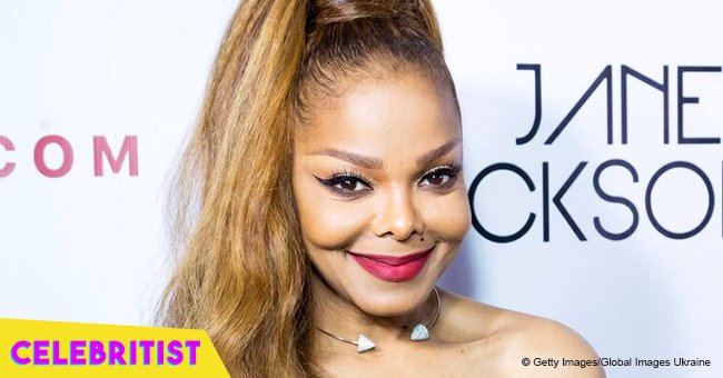 Janet Jackson stuns in golden suit after opening up about depression