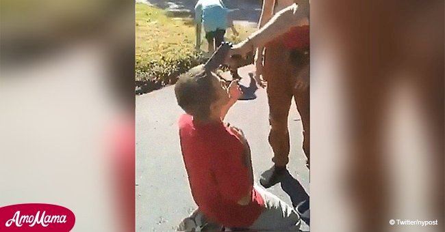 Mom spots gun pointed at her bullied 13-year-old autistic son's head