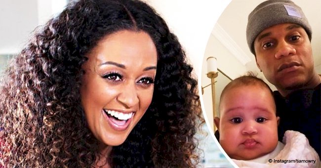 Tia Mowry shares a selfie of daughter Cairo and husband Cory that made her laugh non-stop