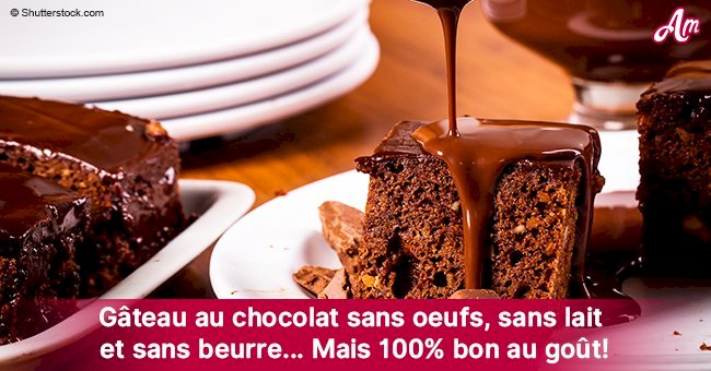 Une incroyable recette d'un gâteau au chocolat sans oeufs, sans lait et sans beurre