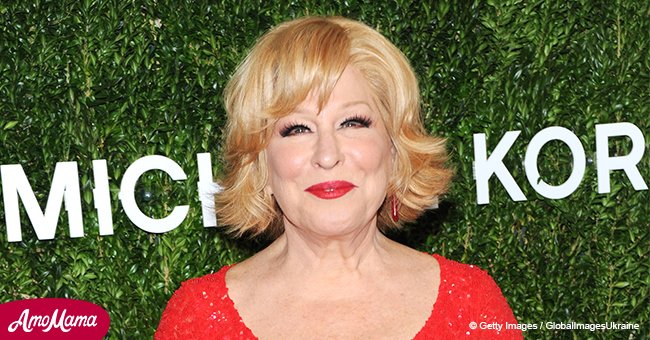 Bette Midler is radiant in an elegant red sequined dress at the Golden Heart Awards