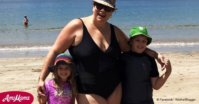 Mom inspires others with a swimsuit photo: 'I'm tired of being ashamed'