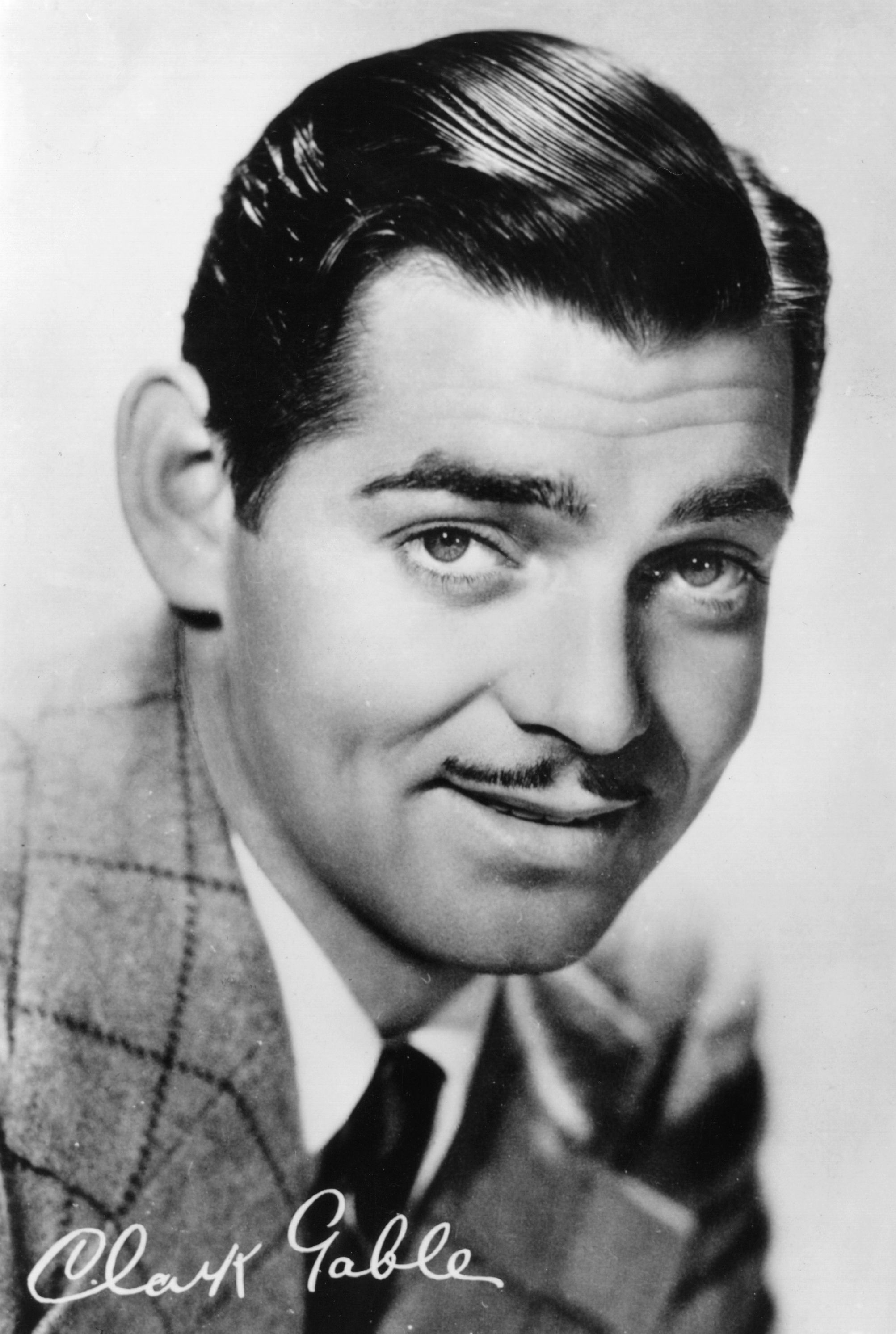 Clark Gable y su distintivo bigote │Imagen tomada de: Getty Images Clark Gable y su distintivo bigote │Imagen tomada de: Getty Images