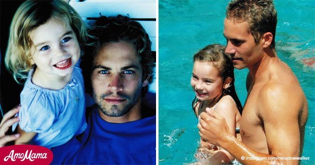 Hija de Paul Walker ya no es una niña. Tiene 19 años y es una mujer hermosa
