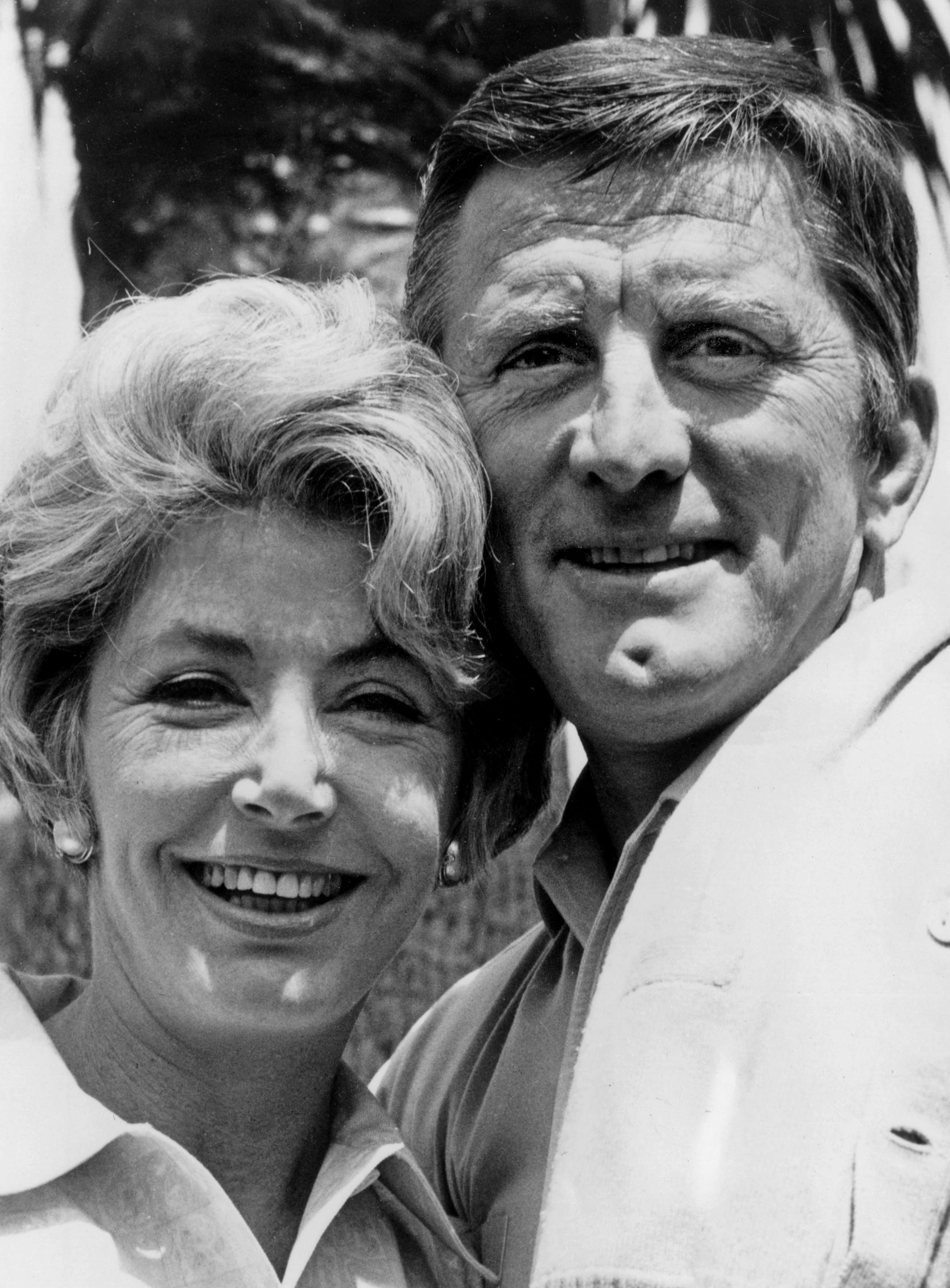Anne Buydens y Kirk Douglas jóvenes l Foto: Getty Images.