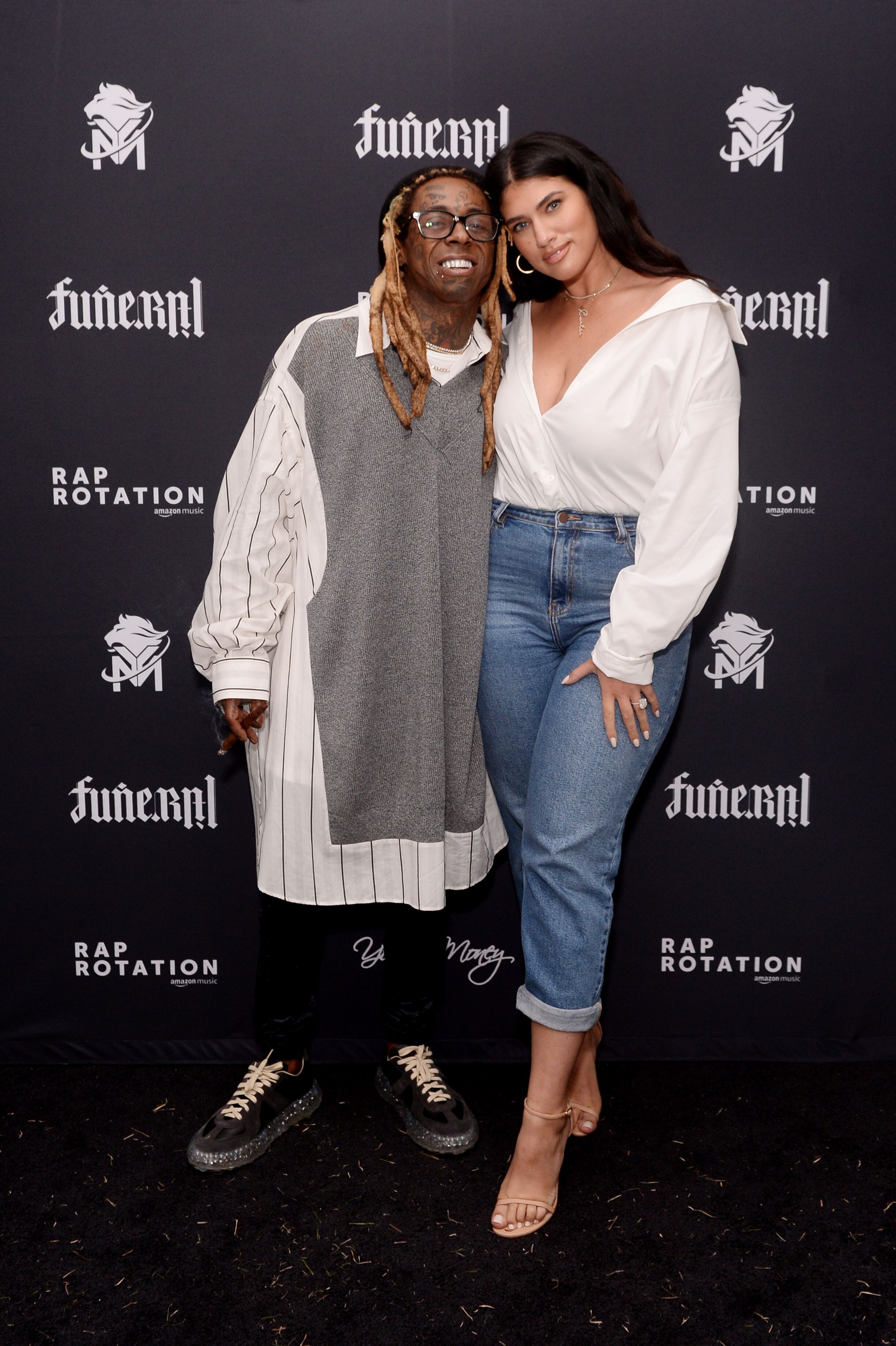 Lil Wayne and La'Tecia Thomas at the "Funeral" Launch Party | Source: Getty Images/GlobalImagesUkraine