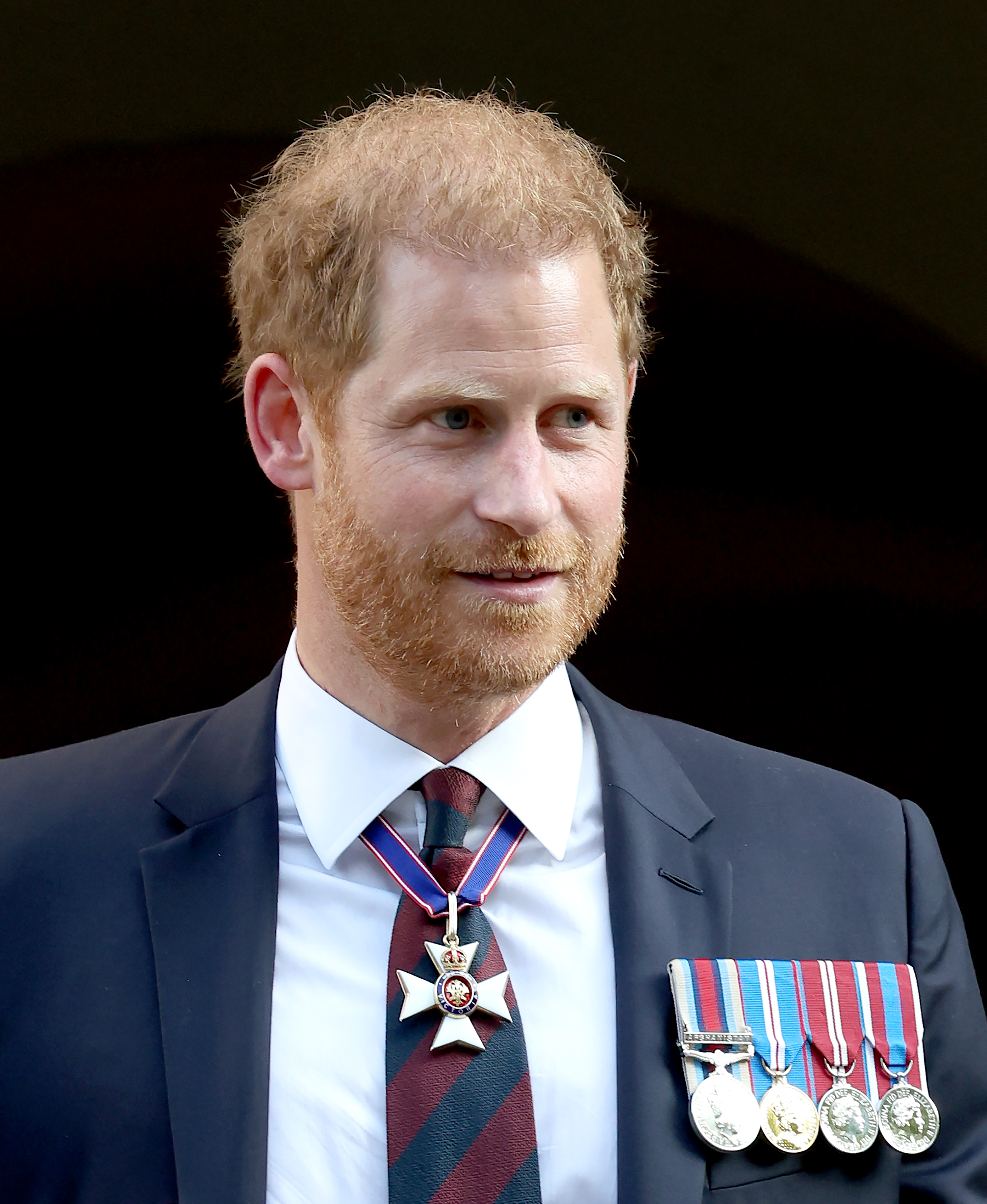 Prince Harry departs The Invictus Games Foundation 10th Anniversary Service at St Paul's Cathedral on May 8, 2024 in London, England. | Source: Getty Images
