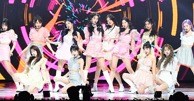 IZ*ONE perform on stage during the 30th High1 Seoul Music Awards, January 2021 | Source: Getty Images