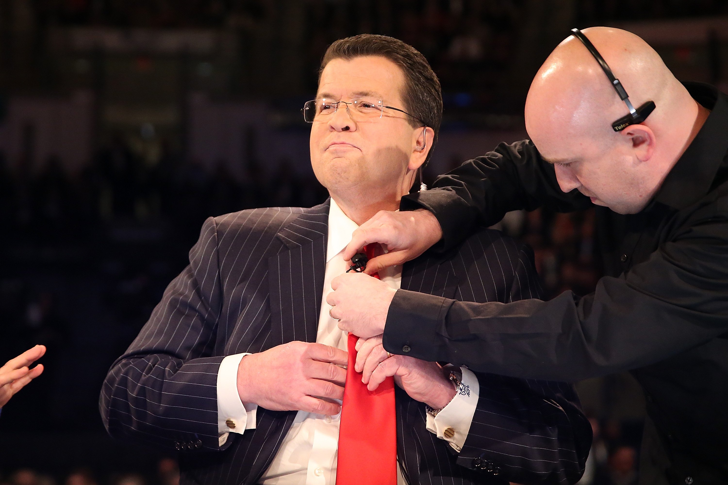 Neil Cavuto on stage at the North Charleston Coliseum and Performing Arts Center, 2016 in North Charleston, South Carolina. | Source: Getty Images