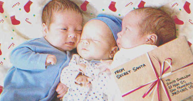 Phillip was struggling to raise his triplets when he received a letter from Santa one day | Photo: Shutterstock