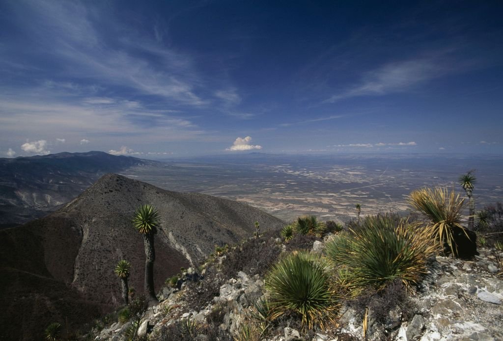 El Quemado, montaña sagrada de Real de Catorce. San Luis Potosí, México. | Foto: Getty Images