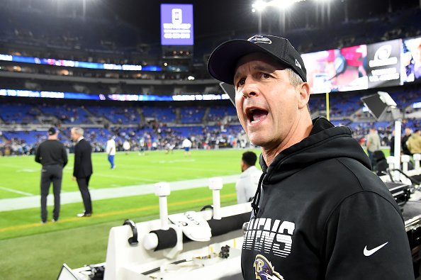 John Harbaugh at M&T Bank Stadium on January 11, 2020 in Baltimore, Maryland. | Photo: Getty Images