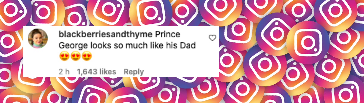 Fan comment about Prince George, posted on July 22, 2024 | Source: Instagram/princeandprincessofwales