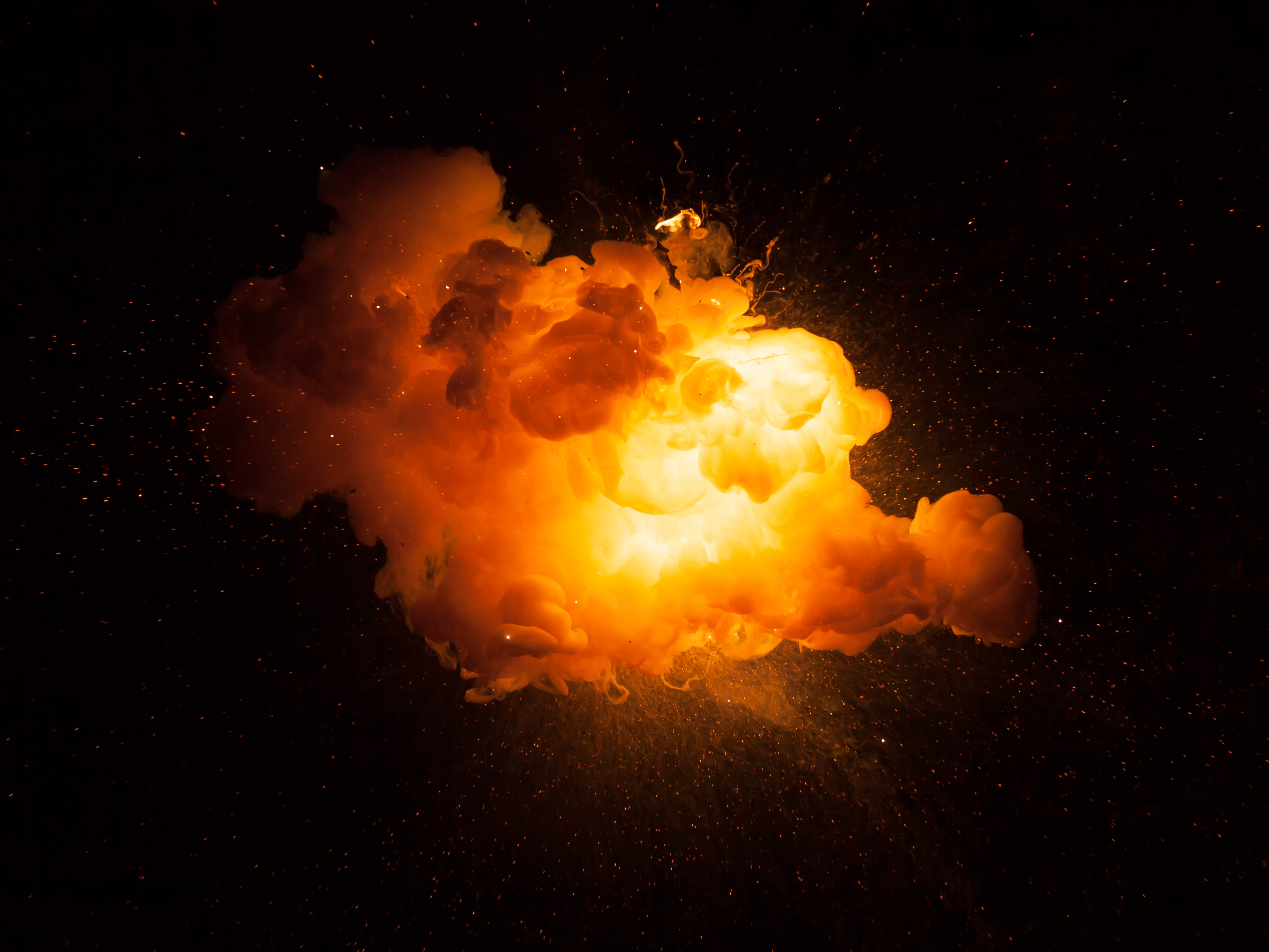 Texture of a fiery explosion | Source: Shutterstock