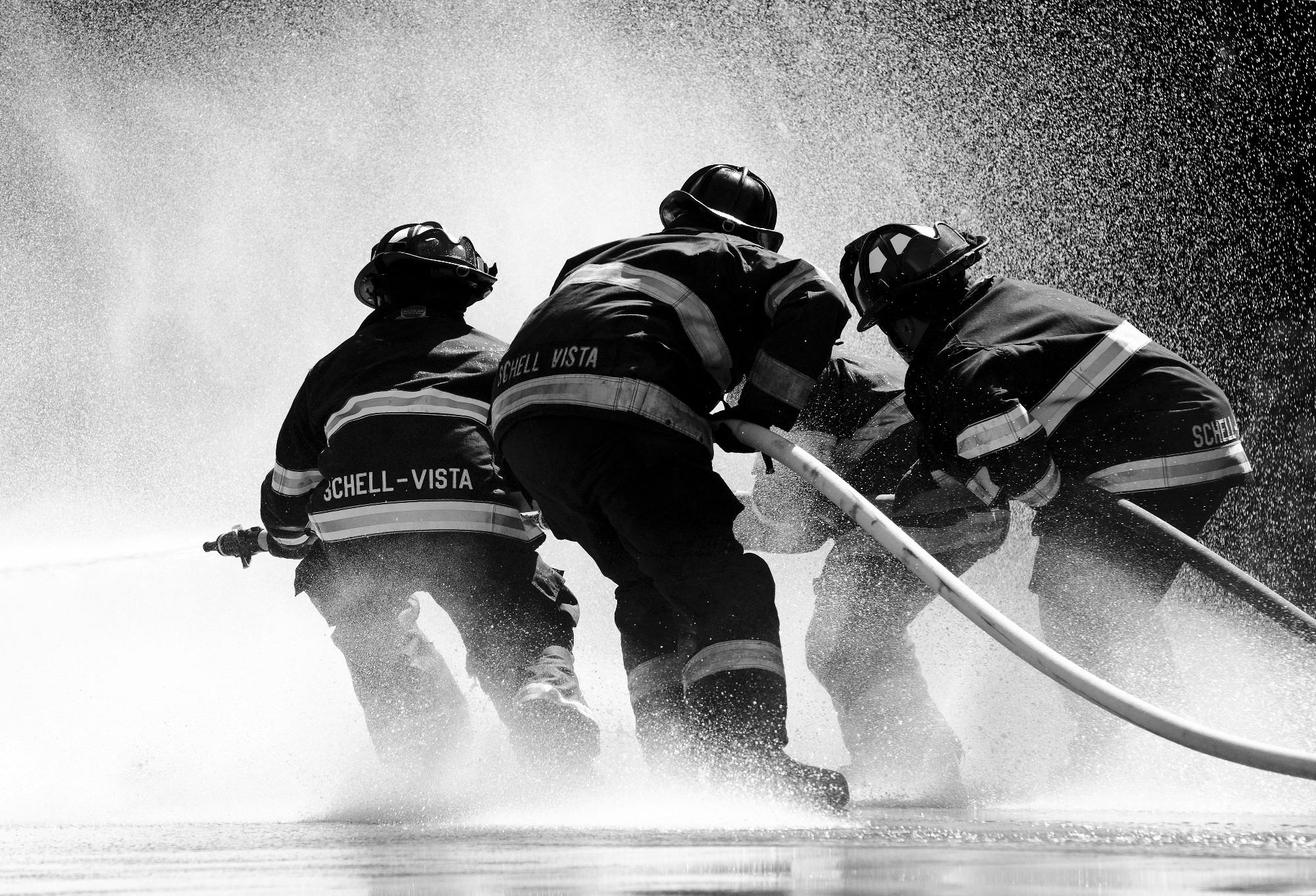 Firefighters on the job | Source: Pexels