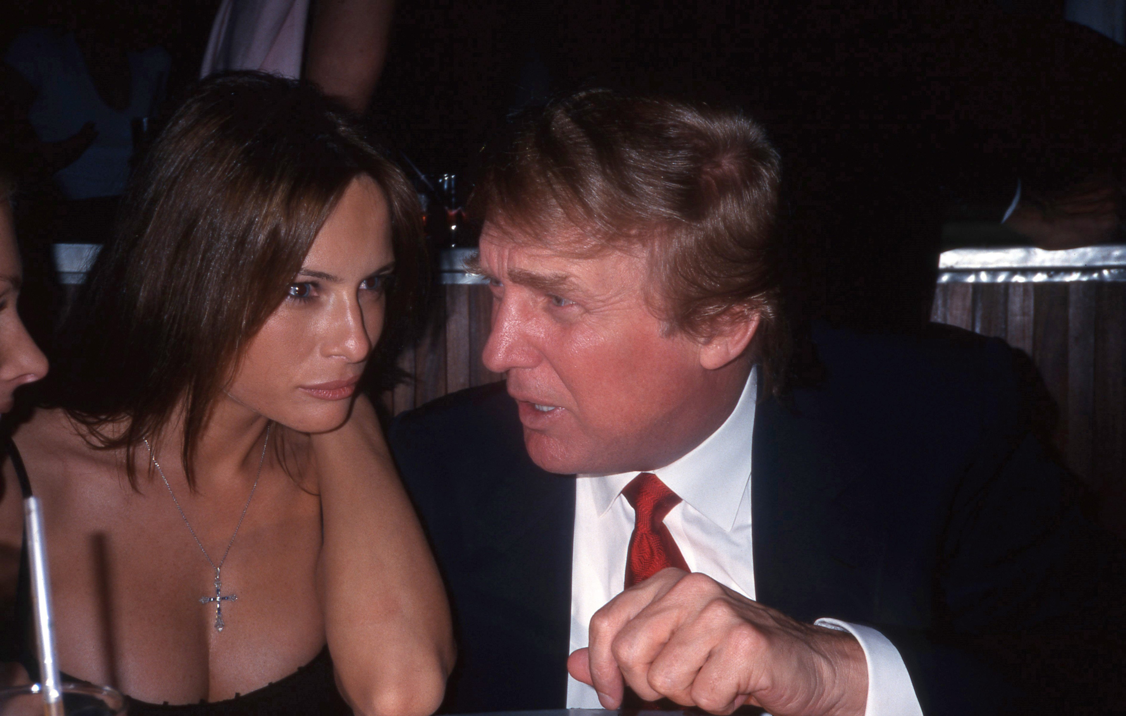 Melania Trum (nee Knauss) and Donald Trump in New York in 2002 | Source: Getty Images